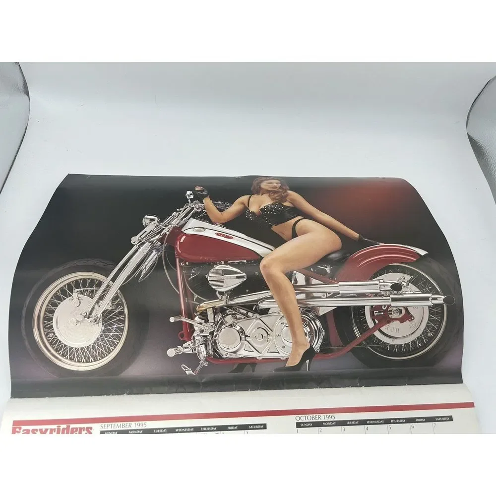 1996 Easyriders Swimsuit Calendar  - Great Condition‎ Fun Bikini Photos - Glossy